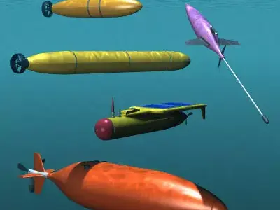 Robot Submarines 3D model