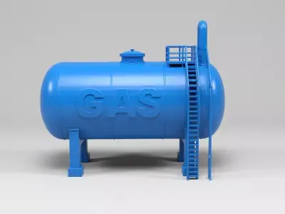 Gas tank 3D print model