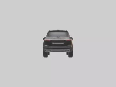 Lux Car Model Suv Low-poly 3D model