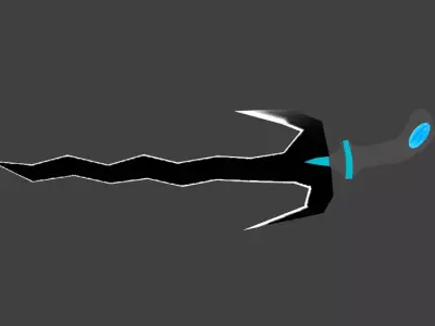 Kerisai-7 sword 3D model