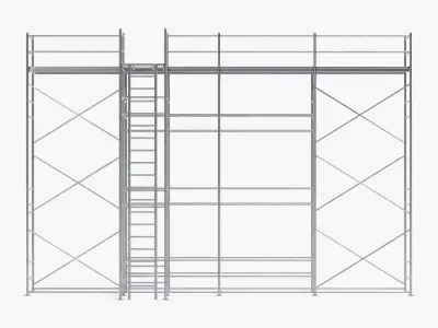 -Scaffolding V9- 3D model