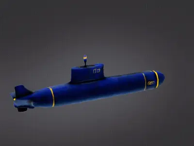 Submarine 3D print model