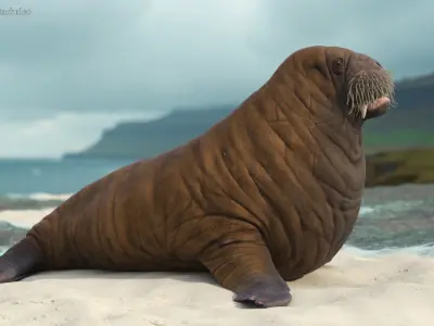  Walking Young Walrus 