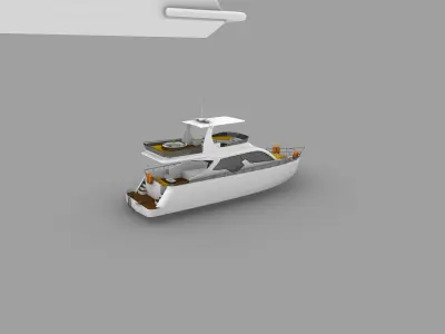 YACHT MODEL 2022 azimut 62 MODEL  3D model