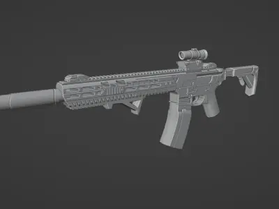 M13 Rifle Free 3D model