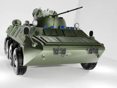 battle tank 3D model buy