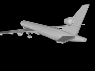 Airplane boeing jetliner - boeing jetliner 3D model purchase