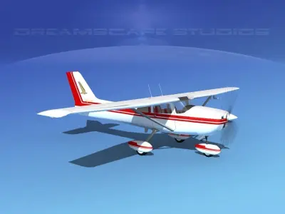 Cessna 172 Skyhawk 1976 V04 3D model