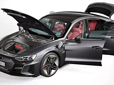 2022 Audi RS e-tron GT 3D model