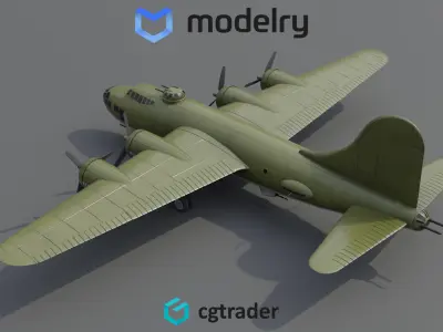Tactical Bomber 3D model purchase