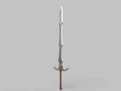 Sword Low-poly 3D model 71