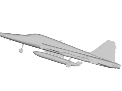 F-5E TIGER 3D model purchase