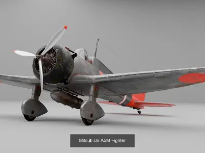 Historic Aircraft Set 3D Model Collection