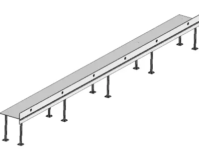 Table for working on the terrace 3D model