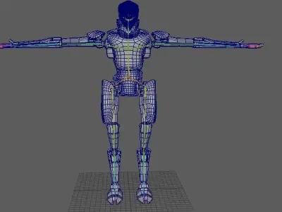 Robot Soldier Free 3D model