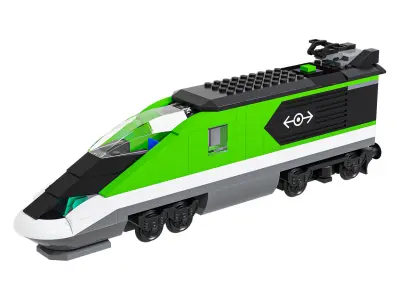 Lego Express Passenger Train 3D model