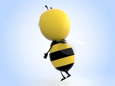 Cartoon Bee 3D model purchase