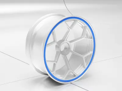 Hexagon Wheel 3D model