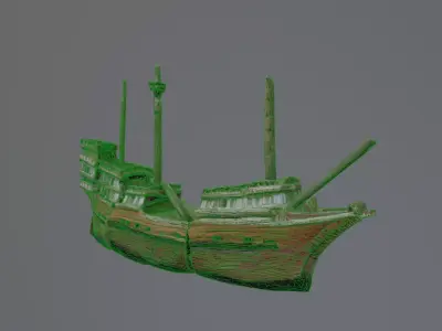 shipwreck 3D model