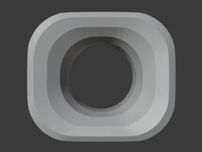 Large Open Drainage Pipe Free 3D model