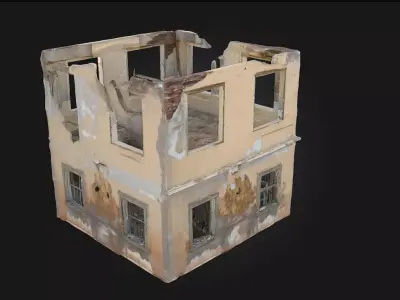 Abandoned House  Eerie Silence of a Forgotten Home 3D model