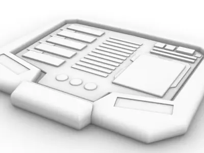Star Wars Galactic Senate Repulsorpod Console Display Free 3D print model