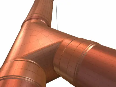  Conclave Chimney in Sistine Chapel PBR Unwraped 