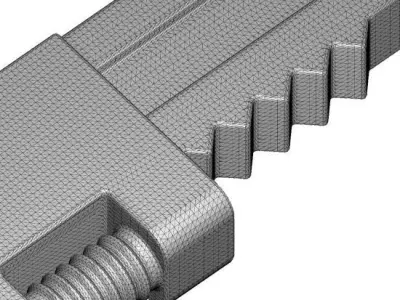Monkey Wrench Toy 3D print model