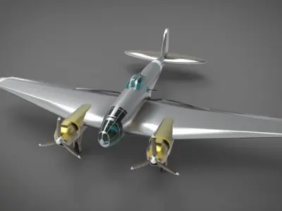 Heinkel He 111 3D model buy