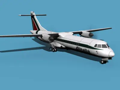 ATR  ATR-72-600 Alitalia 3D model