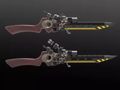 Captain Morgan Space Sword 3D model