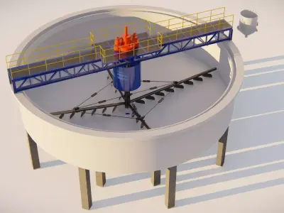 thickener 3D Model 3D model purchase