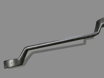 wrench Low-poly 3D model 23