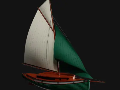 Sailboat 3D model