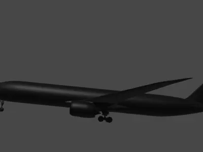 Boeing 787 family Free low-poly 3D model