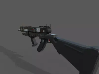 Assault Rifle 1 3D model