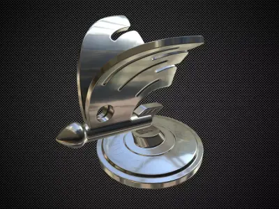 skoda logo 3D model
