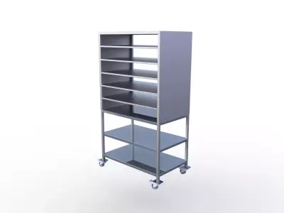 Stainless Steel Rack  3D model