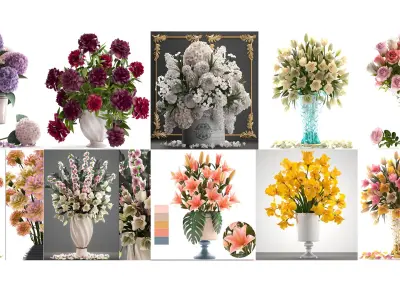  Collection of bouquets 30 pieces 