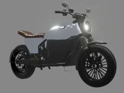 Jab style Electric Motorcycle 3D model