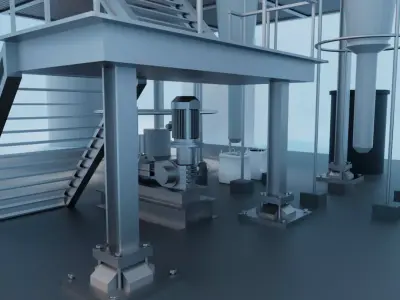 Spray Dyer Low-poly 3D model