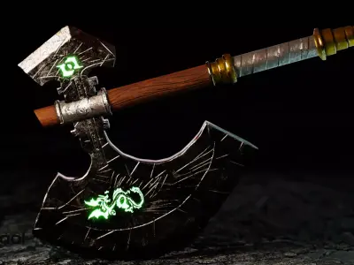 Warrior Axe 3D model