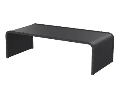 Gunmetal Industrial Coffee Table 3D model