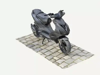 Scanned Scooter  3D model