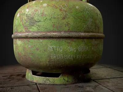 Gas Tank Elpiji 3kg  3D model