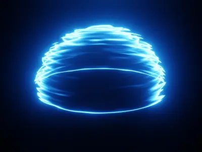 Magical Shield - made in Blender Low-poly 3D model