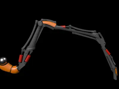 Robot Leg 3D model order
