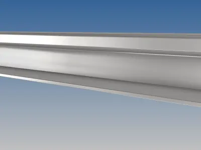 British Standard-EN13674 49E2 rail 3D model
