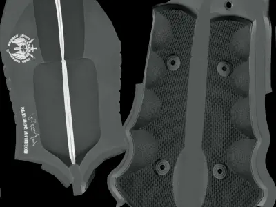 Modern Military Knife 3D model