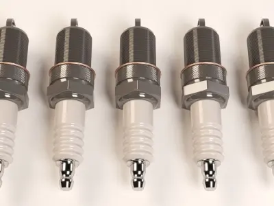 Spark Plug 3D model get